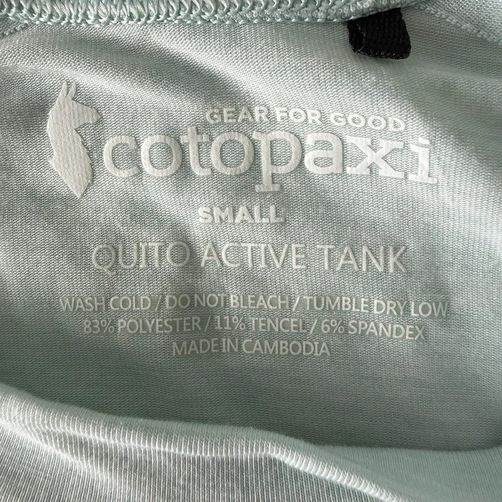 Cotopaxi Quito Active Tank Women's Small Performance Outdoors - Picture 6 of 7